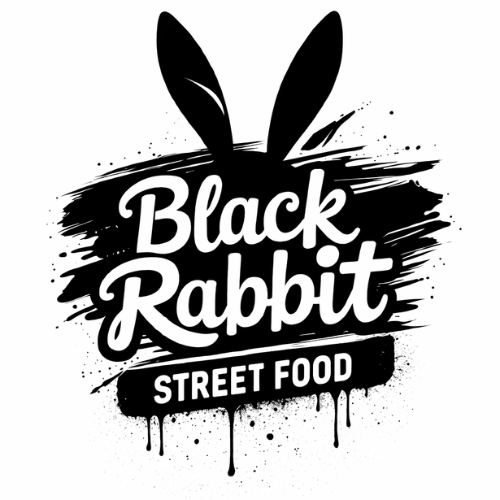 Black Rabbit Street Food Logo